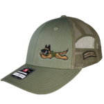 Loden green SWAT Dog Hat by BreedFanatic