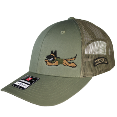 Loden green SWAT Dog Hat by BreedFanatic